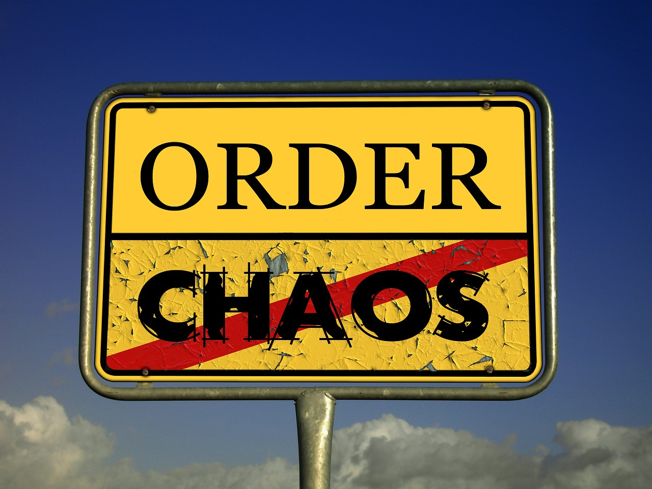 Our God is not the Author of Chaos and Hate but the Essence of Order and Love